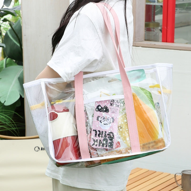 ビニールバッグ トートバッグ レディース 女性 メンズ 男性 商品画像2