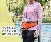 ランニングポーチ ボトルポーチ レディース 防水 スマホ ウエストポーチ ウエストバッグ ボディバッグ ジョギング ジム ウォーキング 散歩 自転車 スポーツ