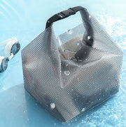 防水バッグ 化粧ポーチ トイレタリーバッグ ドライバッグ プールバッグ トラベルポーチ スパバッグ 持ち手付き 防水 化粧道具入れ メイク用品 おふろグッズ バックル プール バスルーム アウトドア ジム プール レディース 小物入れ コンパクト 折りたたみ 持ち運び便利