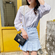 2wayバッグ ショルダーバッグ ハンドバッグ レディース 女性 鞄 カバン ミニバッグ 斜め掛け 手提げ PU コンパクト ひし形柄 チェック かわいい