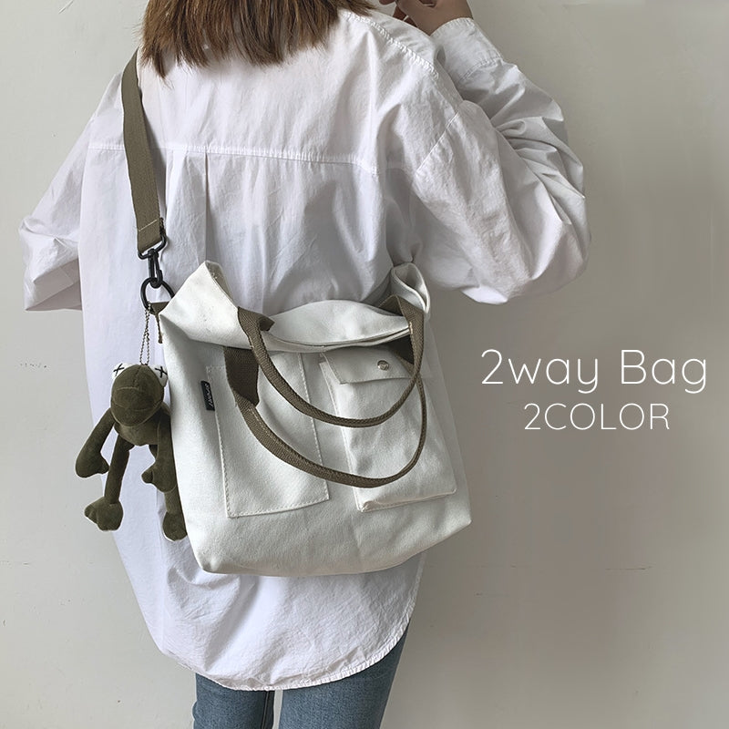 2wayバッグ ショルダー トートバッグ 肩掛け 男女兼用 レディース 商品画像