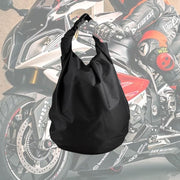 ヘルメット収納ケース バッグ バイク用品 ダイヤルロック付き 大容量 防水 30L カバン 鞄 かばん 収納袋 バックル 自転車 盗難防止 保管 ヘルメット入れ バイクアクセサリー シンプル ブラック 黒