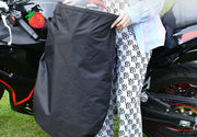 ヘルメット収納ケース バッグ バイク用品 ダイヤルロック付き 大容量 防水 30L カバン 鞄 かばん 収納袋 バックル 自転車 盗難防止 保管 ヘルメット入れ バイクアクセサリー シンプル ブラック 黒