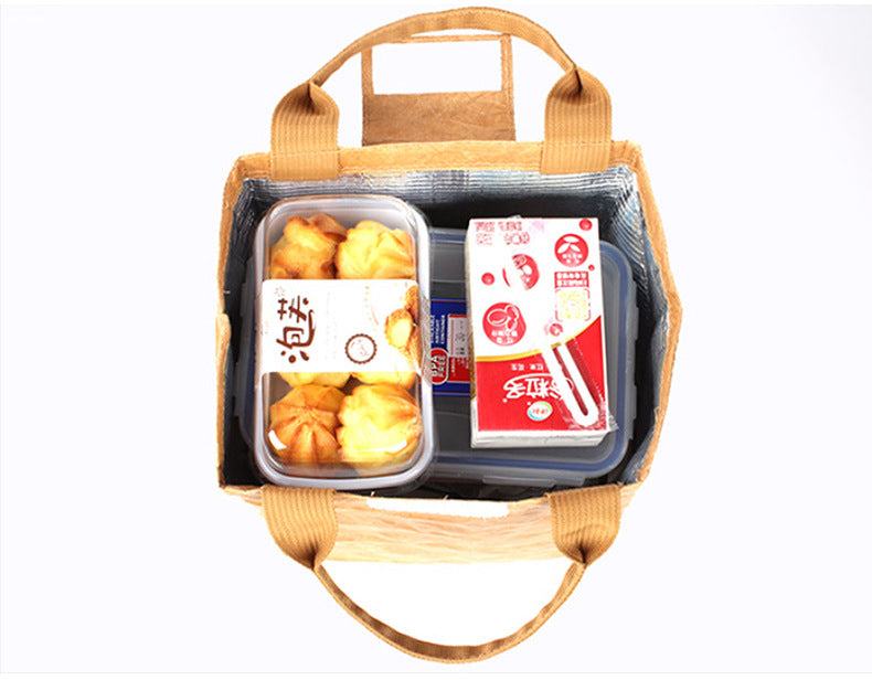 ランチバッグ 保冷バッグ クーラーバッグ お弁当入れ お弁当袋 ペーパーバッグ 商品画像4