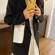 ショルダーバッグ ミニショルダー ポシェット レディース 女性 スマホポーチ ミニバッグ 小さめ マグネットボタン バッグ 鞄 かばん カバン 斜めがけ レザー調 お洒落 可愛い お出掛け コンパクト 上品 旅行