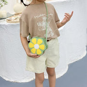 ポシェット ポーチ ミニショルダーバッグ 子供 キッズ 女の子 PUレザー 軽量 小さめ 斜めがけ 肩掛け 花 フラワー 可愛い