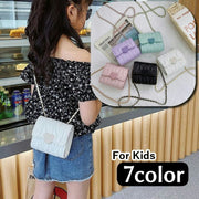 ポシェット ポーチ ミニショルダーバッグ 斜め掛けミニバッグ 子供用 キッズ 女の子 キルティング調 チェーンバッグ チェーンストラップ ハート かわいい おしゃれ お出かけ