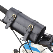 フロントバッグ 自転車用 サイクルバッグ レザー調 取り付け簡単 ベルト 小物入れ 収納 工具入れ 長方形 サイクリング バイク 通勤 通学 高級感 おしゃれ ロードバイク マウンテンバイク アウトドア