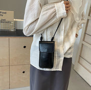ショルダーバッグ スマホポーチ ミニショルダー レディース スマホ収納 無地 小物入れ 斜めがけ かわいい おしゃれ シンプル
