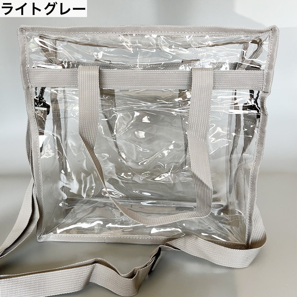 2wayバッグ トートバッグ ショルダーバッグ クリア 透明 推し活 商品画像3