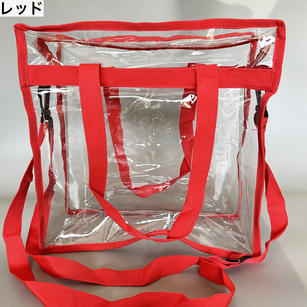 2wayバッグ トートバッグ ショルダーバッグ クリア 透明 推し活 商品画像4
