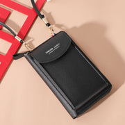 ミニショルダーバッグ お財布ポシェット スマホポーチ レディース 女性 斜め掛け カバン ファスナー 収納力 仕切り カードポケット コンパクト ウォレット フェイクレザー レザー調 ミニバッグ 鞄 かばん 婦人用 ファッション小物