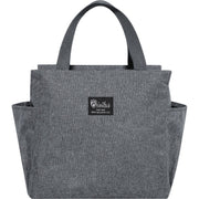 保冷バッグ ランチバッグ お弁当バッグ 大きめ 大容量 手提げバッグ ファスナー ポケット付き スクエア 四角 お弁当袋 保冷 保温 ランチ ピクニック