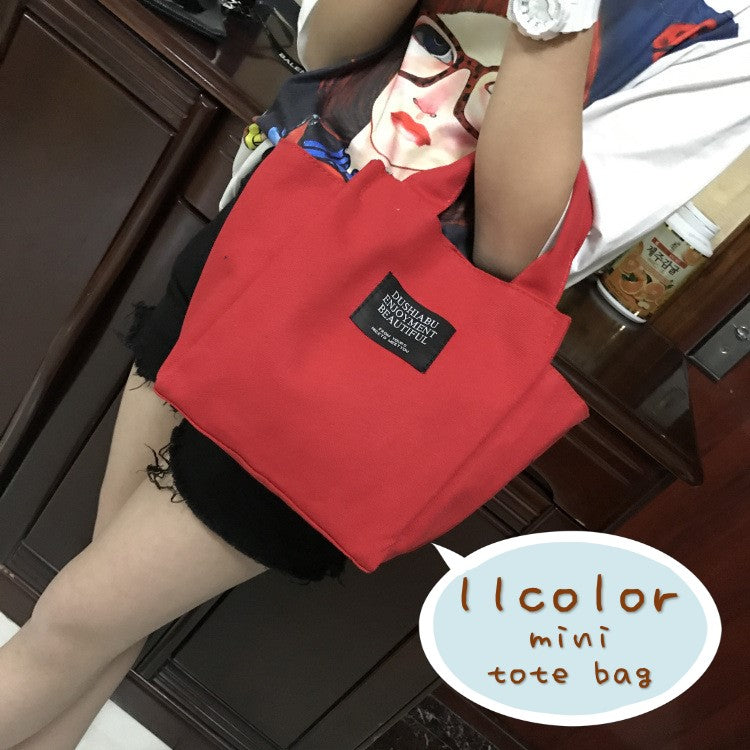 ミニトートバッグ ハンドバッグ ポケット 手提げ 鞄 カバン レディース 女性 婦人用 キャンバス 帆布 キャンバス おしゃれ かわいい お弁当バッグ 水筒 シンプル マチ付き 丈夫 マグネットボタン デイリー 通勤 通学 お出かけ 普段使い カジュアル