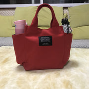 ミニトートバッグ ハンドバッグ ポケット 手提げ 鞄 カバン レディース 女性 婦人用 キャンバス 帆布 キャンバス おしゃれ かわいい お弁当バッグ 水筒 シンプル マチ付き 丈夫 マグネットボタン デイリー 通勤 通学 お出かけ 普段使い カジュアル