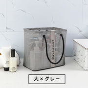 トートバッグ メッシュバッグ かばん マチ付き 四角 スクエア レディース メンズ 男女兼用 シンプル ジム プール ビーチ お風呂 温泉 銭湯 トラベル 旅行 出張
