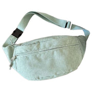 ボディバッグ ウエストポーチ コーデュロイ レディース bag 鞄 ヒップバッグ 肩掛け 斜め掛け ストラップ調節可 秋冬 ブラック ホワイト ブラウン カーキ