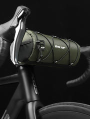 フロントバッグ フレームバッグ サイドバッグ ショルダーバッグ 2way 自転車用品 マウンテンバイク 収納 反射 グリーン シンプル おしゃれ