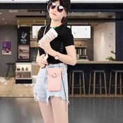 ショルダーバッグ スマホポーチ ポシェット 入れたまま操作 レディース 女性 ミニバッグ 薄型 縦長 縦型 学生 大人 お散歩 スマートフォンポーチ 無地 単色 シンプル かわいい おしゃれ