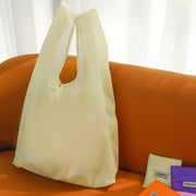 エコバッグ 折りたたみ 手提げ型 マイバッグ ショッピングバッグ 買い物袋 レジバッグ コンパクト 携帯 普段使い デイリー 旅行 無地 単色 シンプル