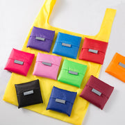 エコバッグ 折りたたみ 手提げ型 マイバッグ ショッピングバッグ 買い物袋 レジバッグ コンパクト 携帯 普段使い デイリー 旅行 無地 単色 シンプル