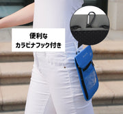 ミニショルダーバッグ RFIDスキミング防止 ポシェット 防水 レディース 女性 メンズ 男性 パスポートホルダー 首下げ カラビナフック付き カードホルダー シンプル 旅行