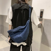 ショルダーバッグ クロスボディバッグ レディース 女性 斜め掛け バッグ 鞄 ハーフムーン ファスナー カジュアル シンプル 大容量