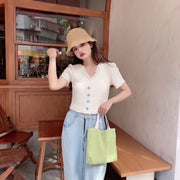 ハンドバッグ トートバッグ 手提げ コーデュロイ レディース 女性 鞄 カバン ボタン 無地 シンプル カジュアル お洒落 かばん 婦人