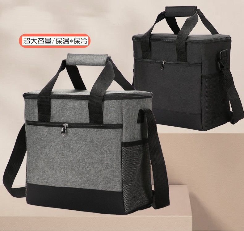保冷バッグ 保温バッグ クーラーバッグ ランチバッグ ランチトート ショルダーストラップ付き 商品画像3