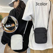 ミニショルダーバッグ 肩掛け 斜め掛け メンズ レディース 男女兼用 斜めかけ 小さめ 縦型 バッグ かばん 鞄 小物 無地 シンプル カジュアル かわいい おしゃれ お出かけ