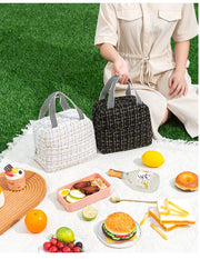 ランチバッグ レディース 保冷バッグ お弁当バッグ お弁当 保温 保冷 ツイード きれいめ 上品 おしゃれ かわいい 学生 女性 大人女子 オフィス 学校 女子