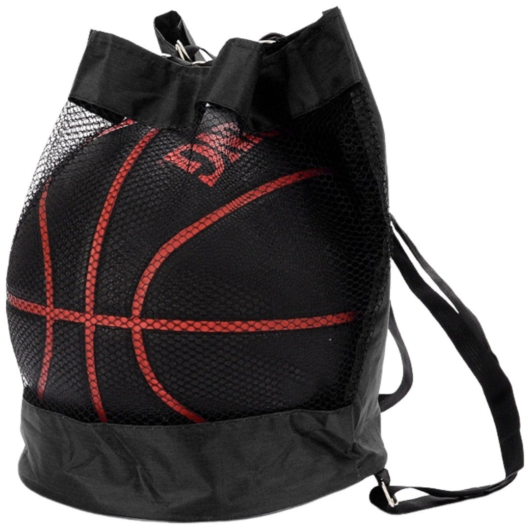 ボールバッグ スポーツバッグ ナップサック ボール収納袋 バックパック リュックサック バスケットボールバッグ メッシュ 持ち歩き便利 鞄 カバン ボール用 サッカー バレー 部活