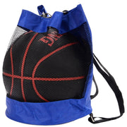 ボールバッグ スポーツバッグ ナップサック ボール収納袋 バックパック リュックサック バスケットボールバッグ メッシュ 持ち歩き便利 鞄 カバン ボール用 サッカー バレー 部活
