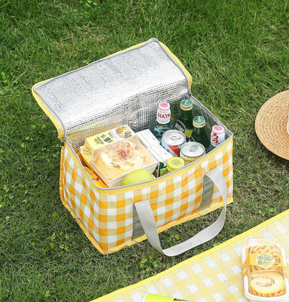 保温保冷バッグ ピクニックバッグ クーラーバッグ ランチバッグ 持ち手付き 大容量 商品画像5