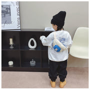 ボディバッグ キッズ 子供用 男女兼用 男の子 女の子 ウエストバッグ ウエストポーチ 斜め掛け 肩掛け ショルダー ファスナー かわいい おしゃれ カラバリ豊富