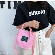 2wayバッグ ショルダーバッグ トートバッグ レディース かばん 肩掛け 手提げ ミニサイズ 小さめ コンパクト スクエア キャンバス カジュアル おしゃれ シンプル 鞄 女性用 ブラック ホワイト ピンク 白 黒