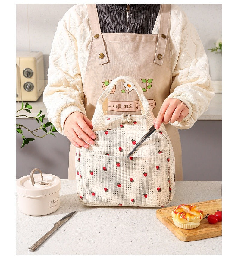 ランチバッグ 保冷 保温 ハンドバッグ お弁当 持ち手付き 商品画像4