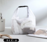 化粧ポーチ トイレタリーバッグ 防水 トラベルポーチ スパバッグ 持ち手付き 化粧道具入れ メイク用品 おふろグッズ バックル プール バスルーム レディース 小物入れ コンパクト 折りたたみ 持ち運び便利