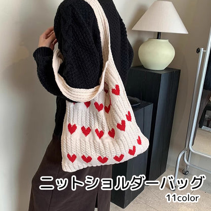 ショルダーバッグ トートバッグ カバン 鞄 ハート ピンク 商品画像