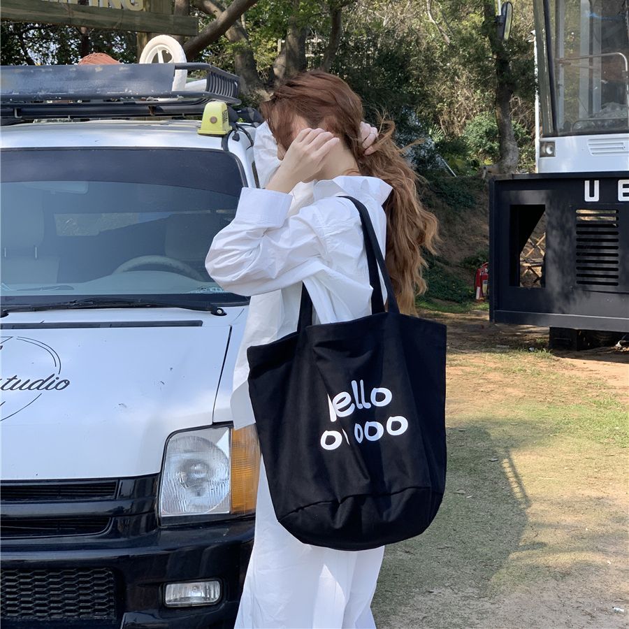 トートバッグ 女性 キャンバス カバン 大きめ 大容量 商品画像5