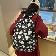 リュックサック バックパック 大容量 ダルメシアン柄 ウシ柄 牛柄 アニマル柄 通学 旅行 かばん バッグ おしゃれ カジュアル
