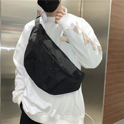 ボディバッグ メンズ メッセンジャー かばん 鞄 ショルダー 肩掛け 斜めかけ ウエストバッグ シンプル ブラック 黒 レディース カジュアル