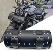 バイク用 ツールバック フロントバック バイクアクセサリー バイクバック サイドバック 収納 丸形 単車 ツーリング かばん