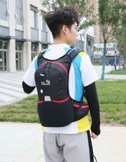 サイクリングリュック ランニングリュック 自転車 メンズ 12L 撥水 ハイドレーションパック対応 登山 ハイキング トレラン ザック アウトドア スポーツ 運動 バックパック トレイルランニング