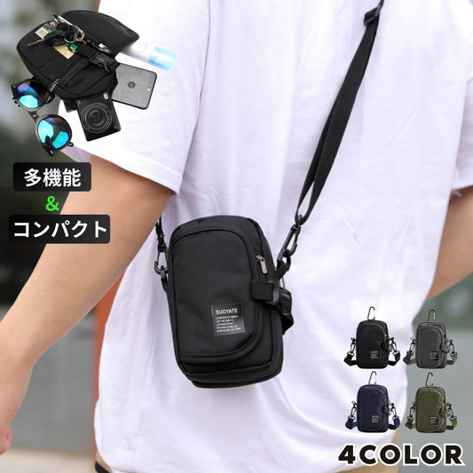 ショルダーバッグ ウエストポーチ 多機能 斜め掛け ミニポーチ 小さめ 商品画像