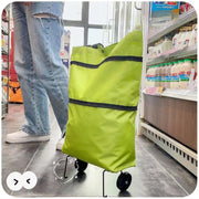 エコバッグ 2way ショッピングカート トートバッグ 買い物袋 レディース 折りたたみ キャスター付き オックスフォード 無地 シンプル 大容量 手提げ 持ち運び お出かけ