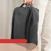 シューズバッグ シューズケース 靴入れ 靴収納 ポーチ 手提げ 無地 メッシュ ファスナー シンプル スポーツシューズ 運動靴 ジム 旅行 トラベル 出張