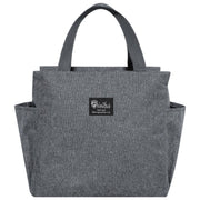 保冷ランチバッグ クーラーバッグ お弁当袋 雑貨 キッチン用品 トート チェック ファスナー ポケット 保温 シンプル かわいい
