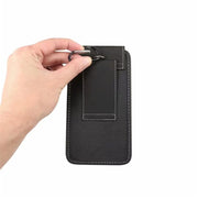 ベルトポーチ スマホポーチ ベルトバッグ タテ型 ヨコ型 縦 横 ウエストポーチ ヒップバッグ ベルト通し メンズ シンプル おしゃれ かっこいい かばん カバン コンパクト 面ファスナー 無地 単色 男性用 紳士用 手ぶら 旅行 ブラック 黒