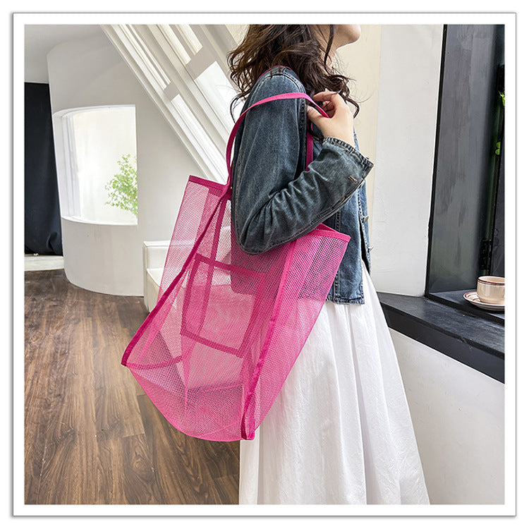 トートバッグ メッシュバッグ 手提げ レディース 女性 婦人 商品画像3